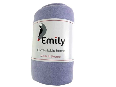 Плед EMILY 150*200 флісовий Levity бузковий