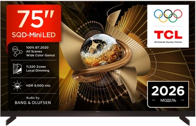 Телевизор TCL Mini LED 75" 75X11L