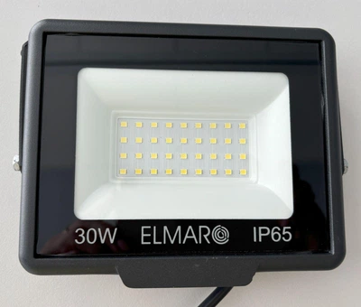 Прожектор світлодіодний Elmar LFL-139 30W 2850lm 6400K SMD IP65 чорний LFL.139.30.6400.