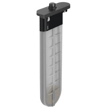 Шланг для лійки Hansgrohe SBox Square 1,45 м виразний в борт ванни, Brushed Black (28010340)