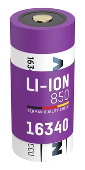 Акумулятор Ansmann Li-Ion 16340/RCR123 850mAh 3.6V (1300-0017)