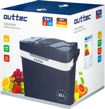 Lodówka turystyczna elektryczna Outtec niebieska 32 l 78148 (5907766660651)