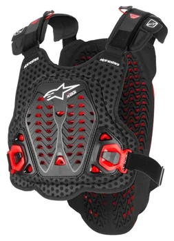 Захист тіла Alpinestars A-5 PLASMA CHEST PROTECTOR BLACK RED WHITE, M/L (6700825-132-ML)