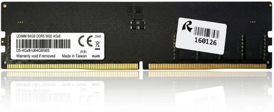 Пам'ять Samsung 64Gb DDR5 5600 MHz CL46 1.1V OEM (UDIMM 64GB CL46)