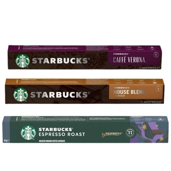 Набор кофе в капсулах 3 вида Starbucks Nespresso Интенсивная классика 30 шт