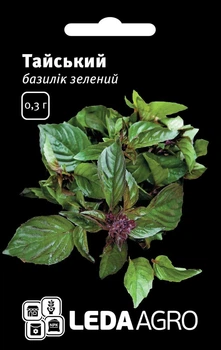 Насіння БАЗИЛИК ЗЕЛЁНЫЙ ТАЙСКИЙ 0,3Г