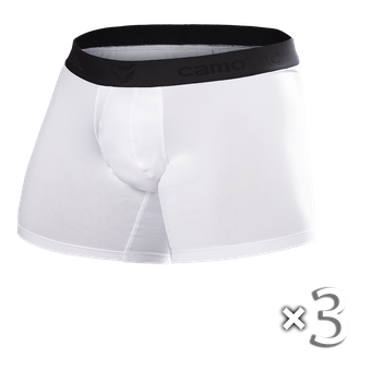 Комплект чоловічих трусів-боксерів Білі, 3XL