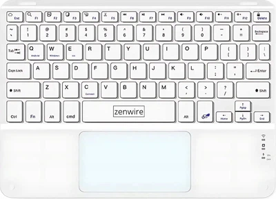 Клавіатура бездротова Zenwire WLK-619 Wireless White