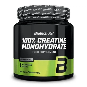 Креатин BioTech 100% Creatine Monohydrate, 300 грамм без вкуса