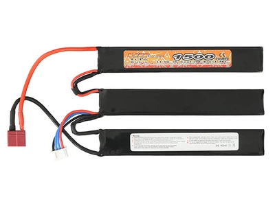 Акумулятор Li-Po 1500mAh 11,1 V 20/40C - T-connector [Victory Battery] (для страйкболу)