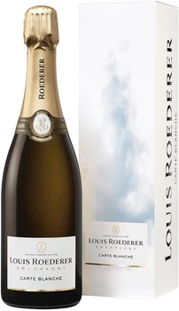 Шампанське Louis Roederer Carte Blanche Demi Sec біле напівсухе 0.75 л у подарунковій упаковці 12% (3114080114353_3114080114452)