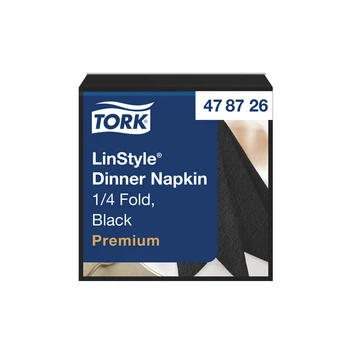 Салфетки для декора Tork LinStyle Premium 50 шт черные