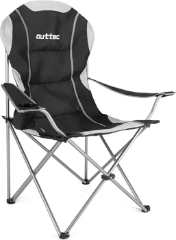 Крісло туристичне складне Outtec Travel+ з чохлом Чорне 180552 (5905884421031)