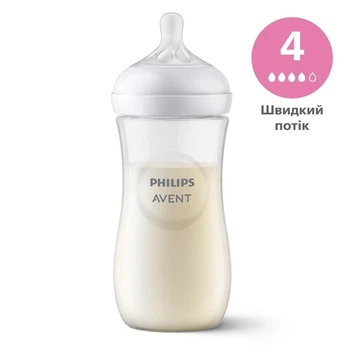 Бутылочка для кормления Philips Avent Natural Response Естественный поток 330 мл 1 шт. SCY906/01 (8710103989752)