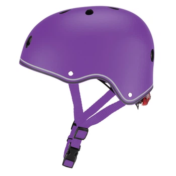 Детский защитный шлем с подсветкой Globber Violet (48-53 см) XS/S (505-104)