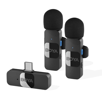 Петлічка Boya BY-V20 Mini Type C Бездротовий Мікрофон Петлічний