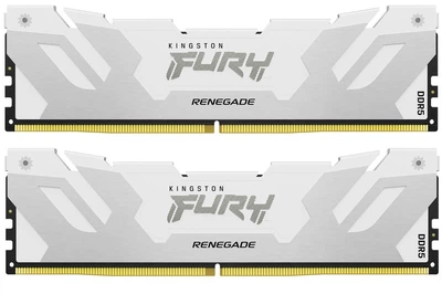 Модуль памяти Kingston Fury DDR5 32GB (2x16) Renegade 8000MHz White XMP (KF580C38RWK2-32)