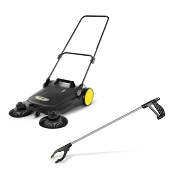 Подметальная машина Karcher S 4 Twin Go! Further, ручная, захват 68см, контейнер 20л, 10.2кг (1.766-363.0)