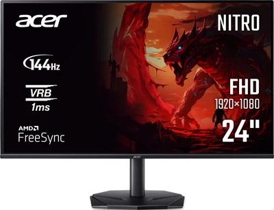 Монитор 23.8" Acer Nitro KG24F (UM.QX0EE.012)