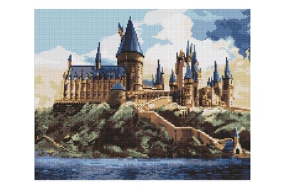 Набір з алмазною мозаїкою WB AMO20360 "Harry Potter: Гоґвортс вдень" 40х50см