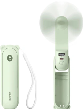 Wentylator Jisulife Handheld Fan Life8 Zielony