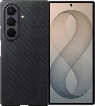 Etui plecki Samsung Carbon Magnet Case do Samsung Galaxy Z Fold8 Ultra Black (EF-KF976SBEGWW)