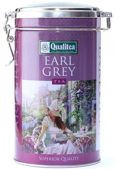 Чай чорний Qualitea Цейлон Earl Grey Середньолистовий 200 г