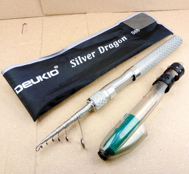 Ультралайт UL Спінінг Deukio Silver Dragon - 1.8м. (2-6гр) MF Телескопічний для риболовлі