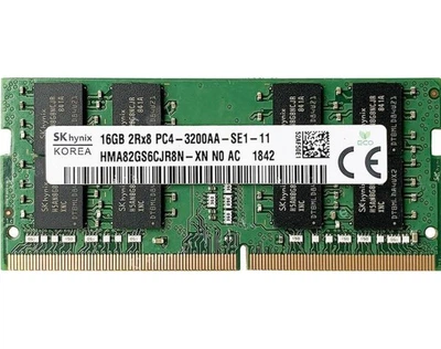 Оперативна пам'ять для ноутбука SK hynix 16GB DDR4 2666MHz SO-DIMM 2Rx8 (HMA82GS6CJR8N-VK) CG
