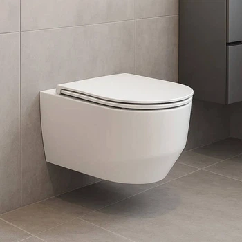 Унітаз підвісний Devit Art 3.0 3030140W безобідковий з крішкою soft-close, Vortex Flush, білий матовий