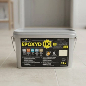 Заповнювач для швів WIM Epoxyd 2/63 епоксидний двокомпонентний слонова кістка 2кг