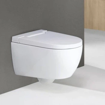 Унітаз-біде підвісний Geberit AquaClean Alba 146.350.01.1, KeraTect, накладка біла