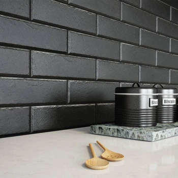 Клінкер Cerrad Foggia Elewacja Nero 6,5x24,5 см