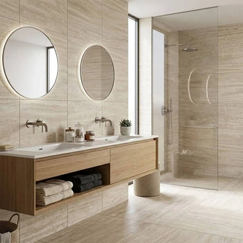 Керамограніт Ceramica Deseo Travertine Tivoli Бежевий TT1670 60х60 см