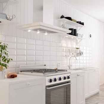 Плитка Golden Tile Metrotiles Білий 460S51 10x20 см