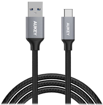 Кабель AUKEY CB-CD2 USB 3.0 - USB Type-C 1 м Black (LLTS101712)