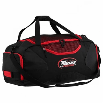 Сумка спортивная с отделением для обуви Twins Special 3201 объем 58 литров размер 70х26х32см Black-Red