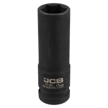 Головка ударна глибока тонкостінна 1/2" 17 мм (6-гр.) - 59528 JCB