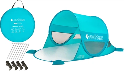 Пляжний намет Outtec саморозкладний садовий намет-ширма EasyShade UV50 Бірюзовий (5907766660477)