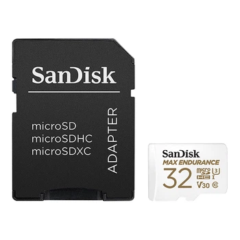 Карта пам'яті SANDISK MAX ENDURANCE microSDHC 32GB UHS-I U3 V30 + SD-адаптер