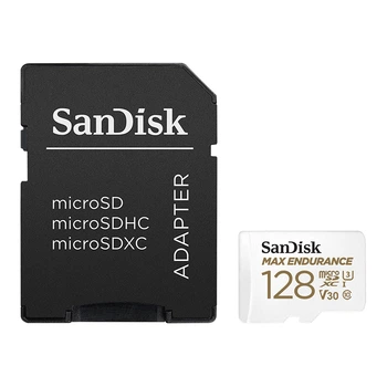 Карта пам'яті SanDisk MAX ENDURANCE 128 ГБ microSDXC UHS-I (U3) Class 10 V30 з адаптером