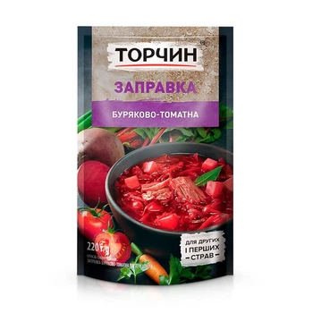 Заправка до борщу Торчин буряково-томатна 220 г