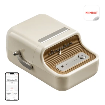 Принтер этикеток NIIMBOT B21 Pro термический BT Cream (6977031211689)