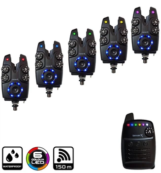 Набор сигнализаторов World4Carp Sensor X 5+1