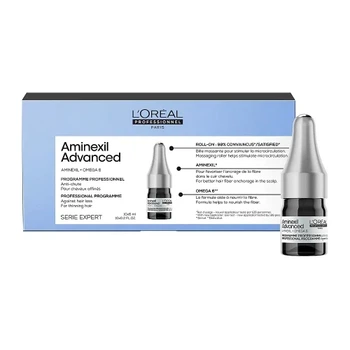 Ампули L`Oreal Professionnel проти випадіння волосся 10*6мл (лосьон в ампулах) Aminexil Advanced Serie Expert L`Oreal Professionnel