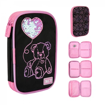 Пенал м'який з LED Yes PH-35 Pink Bear (533777)