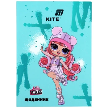 Школьный дневник KITE, LOL, твердый переплет, (LO26-262)