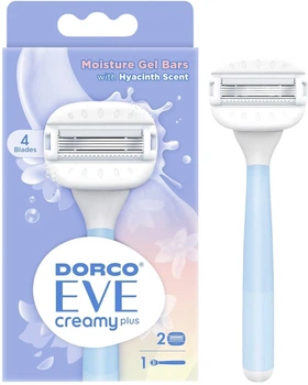 Бритва одноразовая Dorco EVE 4 для женщин с 2 картриджами 4 лезвия (8801038614205)