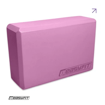 Блок для йоги (йога блок, цегла для йоги) EasyFit рожевий