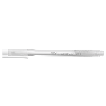 Ручка для бумаги Белая гелевая Extra Fine 0 7 мм 550G Marvy